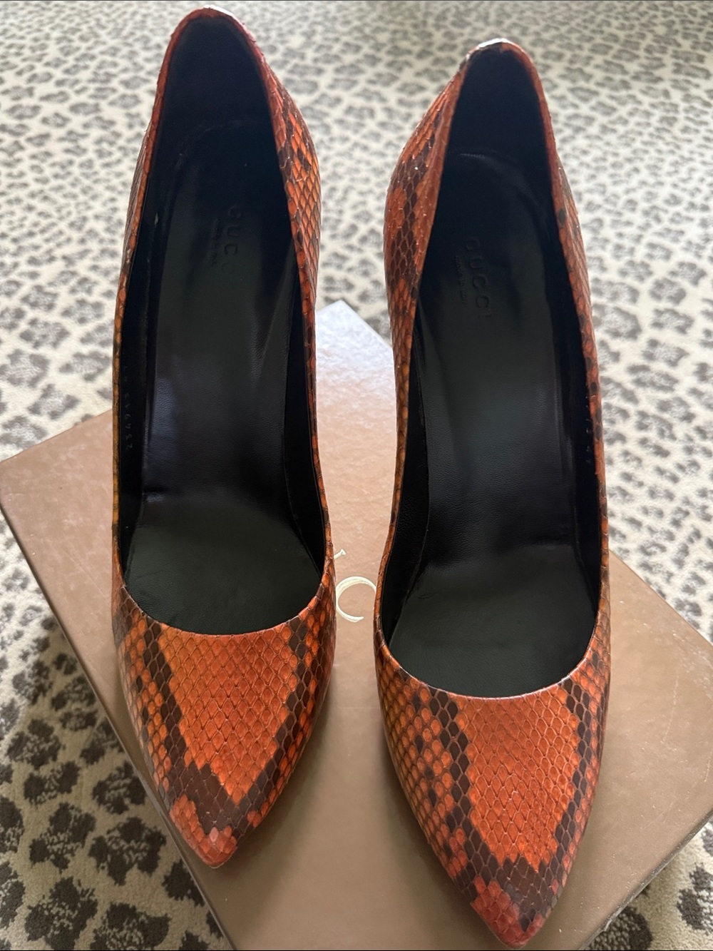Gucci Python Heels - Picture 2 of 10